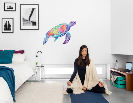 &quot;Radiant Sea Turtle Wall Art&quot;