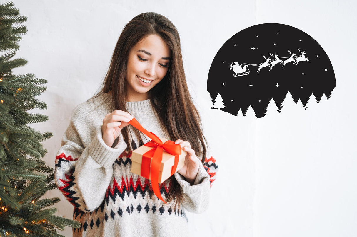 Star Sky Christmas Stickers