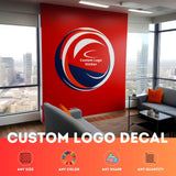 Custom Wall Decal Logo Sticker Print - Personalized Vinyl Label Printed Shape Cut
