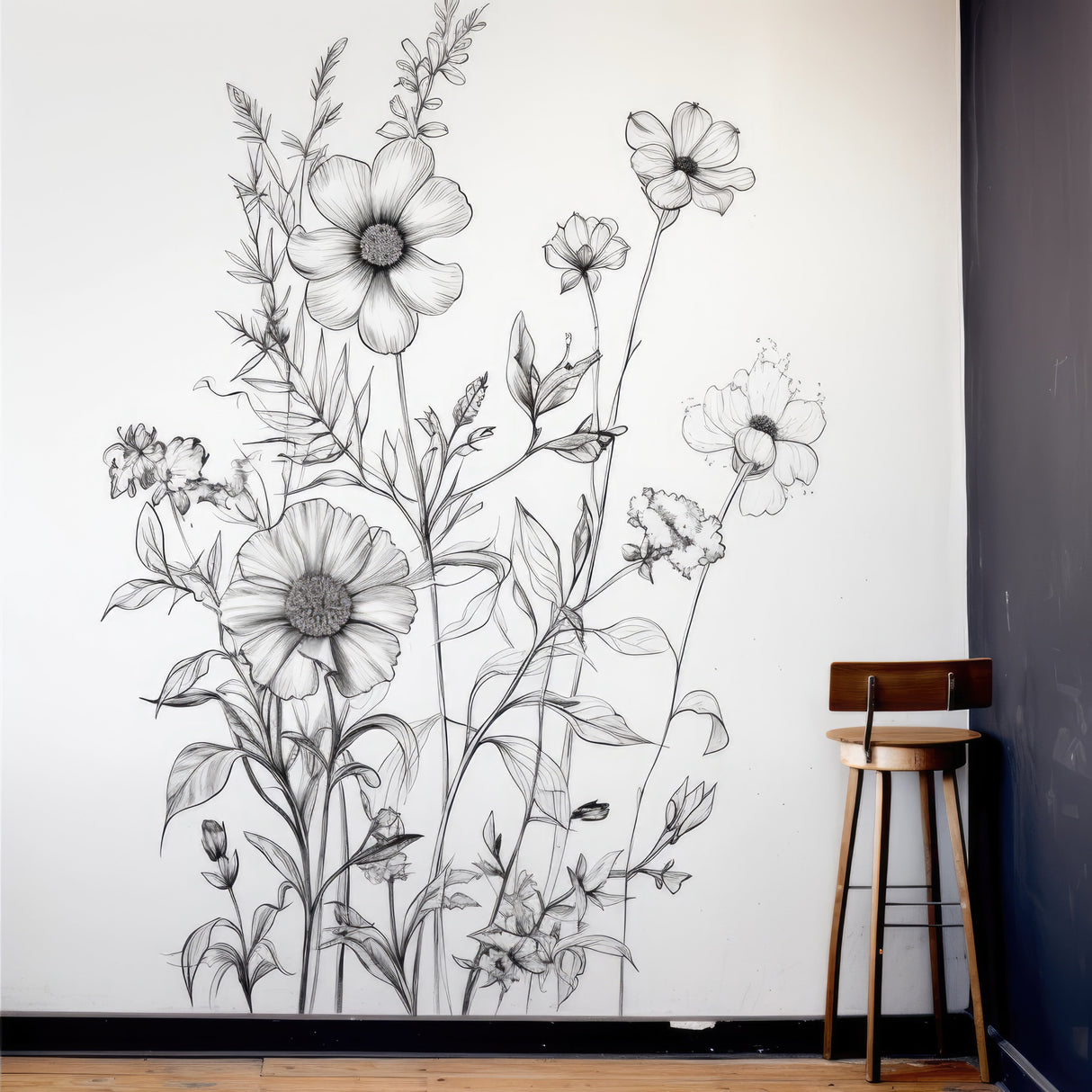 Classic Botanical Drawing Wall Art,