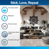 Boho Mandala Wall Decal - Zen Hippie Indian Wall Art Sticler