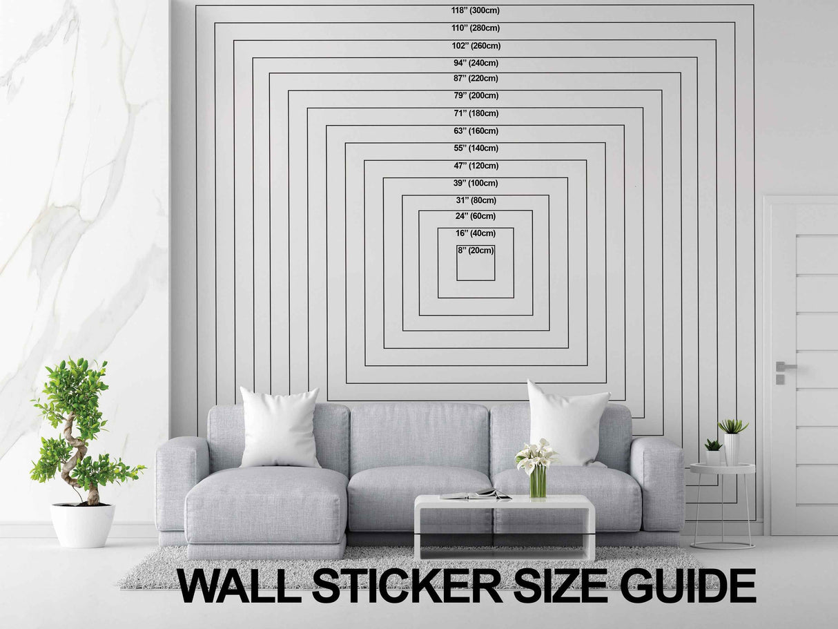 Pallas Cat Wall Decal | Manul Kids Room Vinyl Sticker | Illustrated Animal Wall Art | Cute Wild Cat Decor | Soft Wildlife Wall Mural Nursery