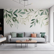 Leaf Wall Decal displayed in a room setting.
