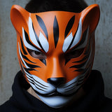 Tiger Mask | Ninja Cosplay Samurai Warrior Mask | 3D Printed Anime Shinobi Mask