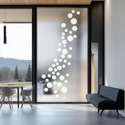 Product view of Bubble Frosted Glass Privacy Sticker.