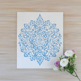 Mandala Stencil | 3D Printed Craft Stencil | DIY Wall Painting Stencil | Scrapbooking Stencil | Reusable Pattern Stencil Home Decor Stencil
