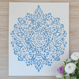 Mandala Stencil | 3D Printed Craft Stencil | DIY Wall Painting Stencil | Scrapbooking Stencil | Reusable Pattern Stencil Home Decor Stencil