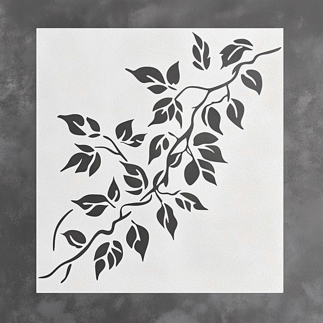 Vine Stencil | 3D Printed Leaf Stencil | Reusable Wall Ivy Painting Stencil | DIY Craft Stencil | Home Decor Stencil | Scrapbooking Stencil