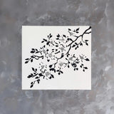 Cherry Blossom Stencil | Floral Branch Stencil | Reusable DIY Craft Stencil | Painting Stencil for Walls Wood | Nature Stencil Tree Stencil