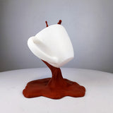 3D Printed Coffee Splash Sculpture | Floating Spilling Coffee Cup Optical Illusion Desk Decor | Coffee Bar Display Unique Barista Gift Cafe