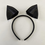 Cat Ears Headband | 3D Printed Cat Ear Headdress | Gothic Cosplay Ears | Feline Costume Ears | Halloween Cat Ears | Anime Catgirl Headpiece