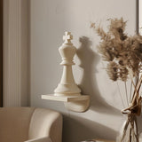 3D Printed King Chess Piece Wall Decor | Modern Minimalist Chess Inspired Design | Unique 3D Printed Art for Contemporary Home Interiors