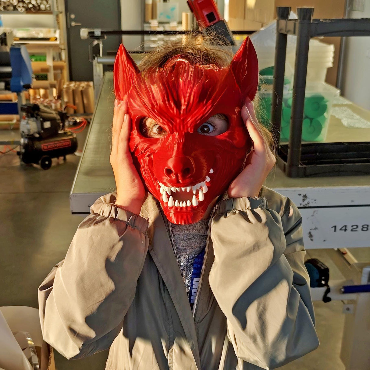 Werewolf Cosplay Mask | 3D Printed Horror Mask | Halloween Costume Mask | Scary Wolf Mask | Gift for Him | Full Face Masks