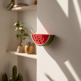 3D Printed Watermelon Wall Shelf | Cute Fruit Floating Ledge | Playful Kitchen Decor Accent for Fun Modern Home Interiors and Walls Decor
