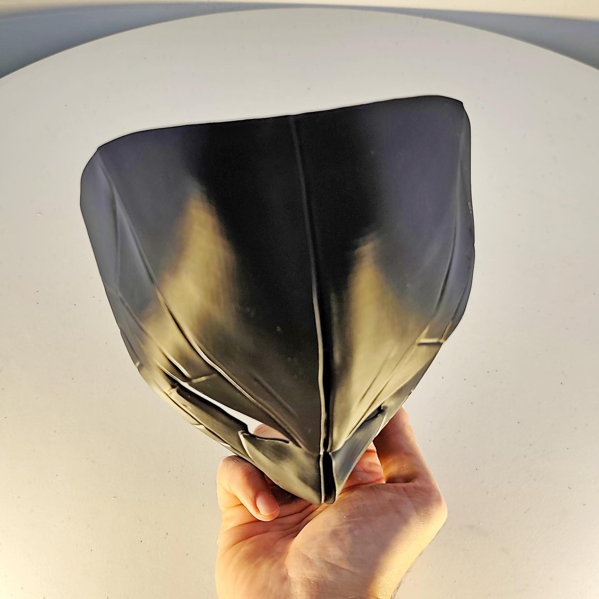 Futuristic Warrior Face Mask | Black 3D Printed Helmet | Cosplay Mask for Men | Tactical Sci-Fi Mask | LARP Armor | Halloween Costume Masks