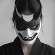 3D Printed Oni Mask | Japanese Demon Samurai Warrior Mask | Cosplay Fantasy Mask