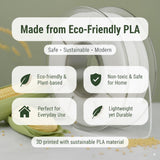 3D Printed Christmas Boot Vase | Modern Holiday Decoration | Minimalist Festive Home Decor | Unique Santa Shoe Shaped 3D Printed Vase