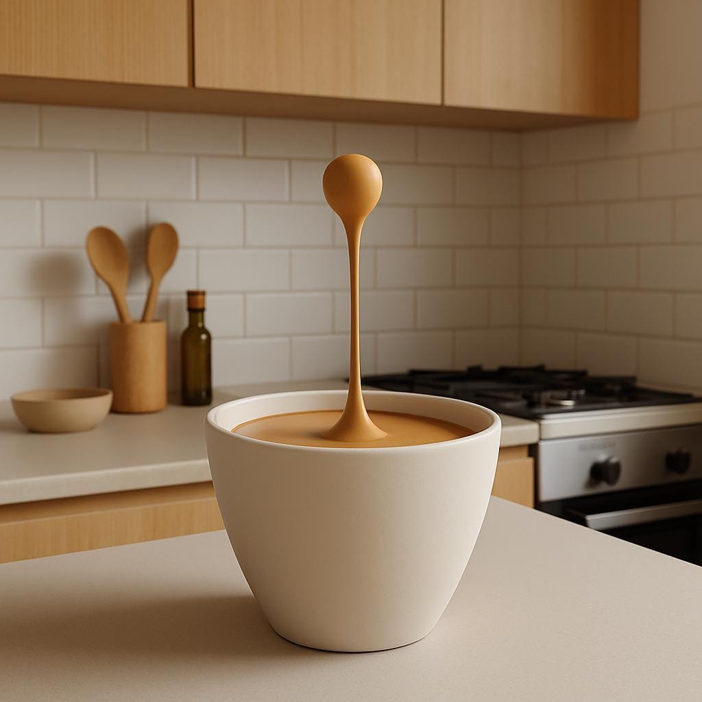 Floating Espresso Macchiato Drop Sculpture | 3D Printed Coffe Cups Art | Unique Coffee Lover Gift | Barista Desk Decor | Modern Cafe Decor