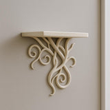 3D Printed Vine Wall Shelf | Botanical-Inspired Floating Shelf | Organic Art Decor