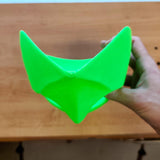 3D Printed Alien Mask | Futuristic Phantom Minimalist Sci-Fi Mask | Cyberpunk Cosplay Extraterrestrial Costume Mask | Space Warrior Mask