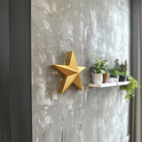3D Printed Star Wall Decor | Modern Minimalist Geometric Design | Unique 3D Printed Wall Art for Creative Interiors and Contemporary Homes