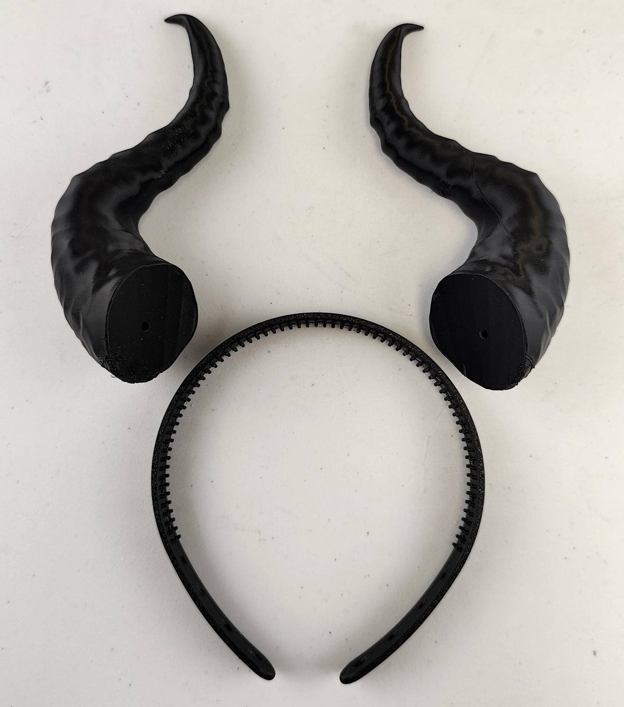 Gothic Demon Horns | 3D Printed Costume Horns | Cosplay Headpiece