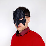 3D Printed Raven Mask | Gothic Bird Warrior Mask | Plague Doctor Cosplay Fantasy Beak Mask