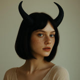 Subtle Demon Horns | 3D Printed Gothic Cosplay Horns | Fantasy Costume Headpiece | Witchcraft Devil Horns | Halloween Accessories | LARP