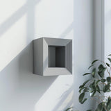 3D Printed Geometric Wall Shelf | Modern Minimalist Floating Shelf Design | Unique Square Shape Decor
