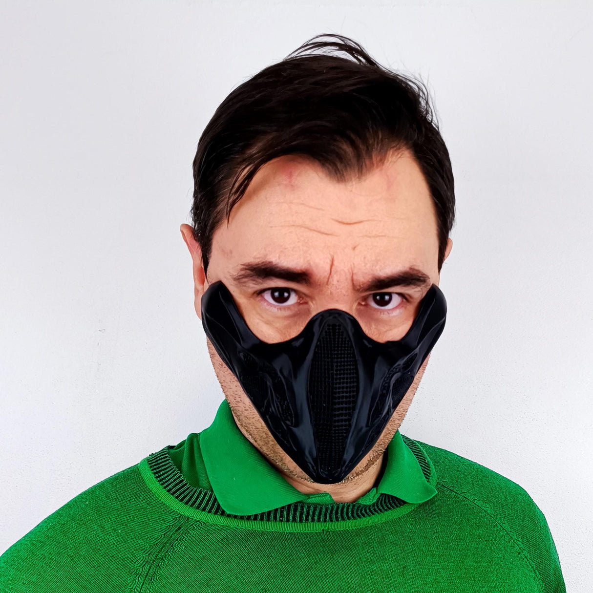 Cyberpunk Mask | Tactical Cosplay Futuristic Warrior Mask | 3D Printed Sci-Fi Face Mask | Cyber Ninja Post Apocalyptic Mask | Assassin Mask