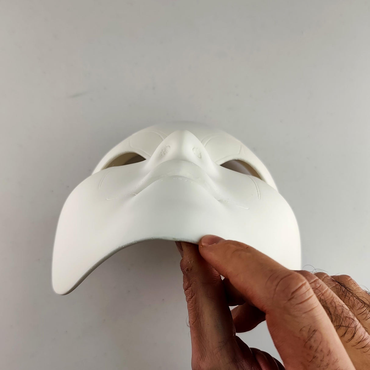 Japanese Ghost Mask | Horror Cosplay Mask | 3D Printed Theater Mask | Gothic Phantom Haunting Halloween Mask | Creepy Spirit Mask