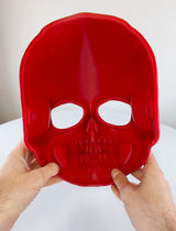 3D Printed Skull Mask | Horror Costume Cosplay Face Mask | Halloween Skeleton Mask | Gothic Face Cover Scary Mask | 3D Print Costume Mask