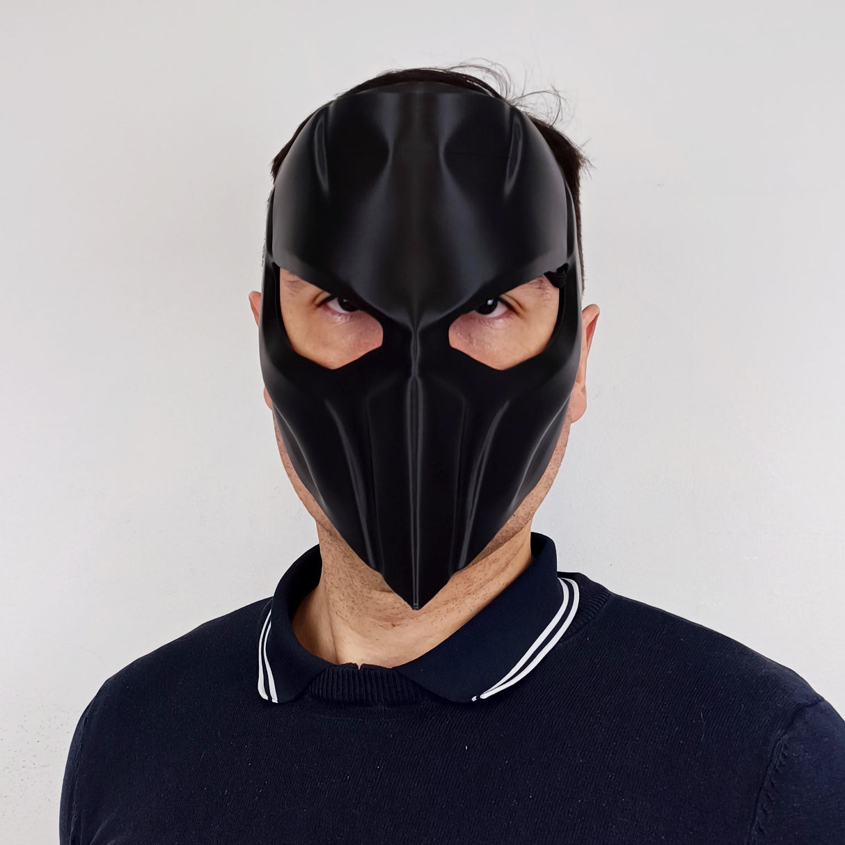 Supervillain Mask | Tactical Cosplay Horror Face Mask | 3D Printed Comic Book Villain Mask | Skull Warrior Armor Costume Dystopian Mask