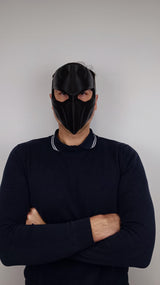 Supervillain Mask | Tactical Cosplay Horror Face Mask | 3D Printed Comic Book Villain Mask | Skull Warrior Armor Costume Dystopian Mask