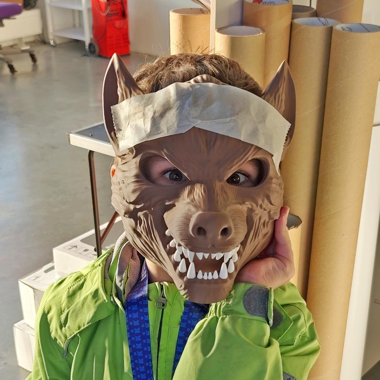 Werewolf Cosplay Mask | 3D Printed Horror Mask | Halloween Costume Mask | Scary Wolf Mask | Gift for Him | Full Face Masks