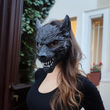 Werewolf Cosplay Mask | 3D Printed Horror Mask | Halloween Costume Mask | Scary Wolf Mask | Gift for Him | Full Face Masks