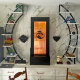 Mountain Wall Shelf | 3D Printed Floating Shelf | Volcanic Rock Decor | Adventure-Themed Shelf | Geometric Rock Shelf | Nature Inspired Art