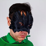 Black Raven Mask | Plague Doctor Cosplay Gothic Bird Mask | 3D Printed Fantasy Warrior Mystical Shaman Mask