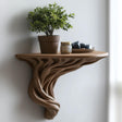 Tree Root Wall Shelf | Organic 3D Printed Floating Shelf | Boho Wall Decor