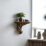 Tree Root Wall Shelf | Organic 3D Printed Floating Shelf | Boho Wall Decor