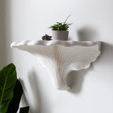 Turkey Tail Mushroom Shelf | Trametes Versicolor Wall Art | Sculptural Floating Shelf | 3D Printed Organic Shelf | Botanical Fungi Decor