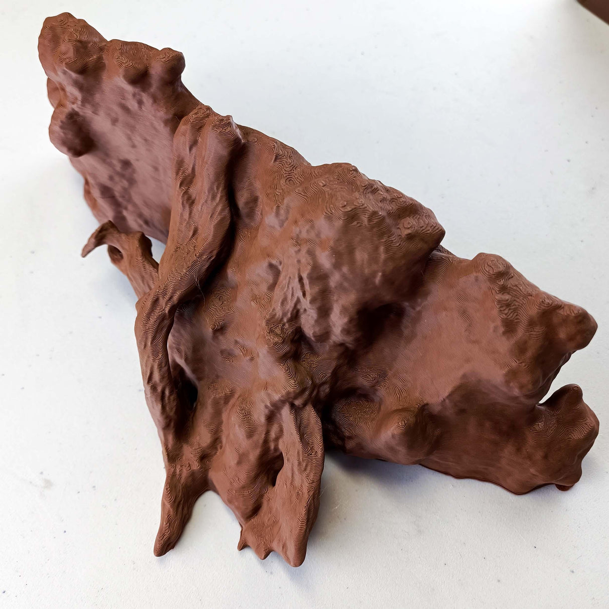 Tree Root Wall Shelf | Floating Shelf for Plants | 3D Printed Organic Wall Decor