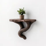 3D Printed Tree Shelf | Floating Wall Shelf with Vine Design | Rustic Plant Stand