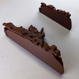 Tree Root Wall Shelf | Floating Shelf for Plants | 3D Printed Organic Wall Decor