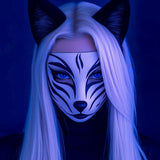 3D Printed Kitsune Mask | Japanese Fox Spirit Mask | Yokai Cosplay Mask