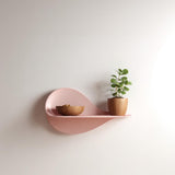 3D Printed Decorative Wall Shelf | Abstract Wavy Shelf | Modern Plant Display Shelf | Minimalist Floating Shelf | Unique Wall Decor