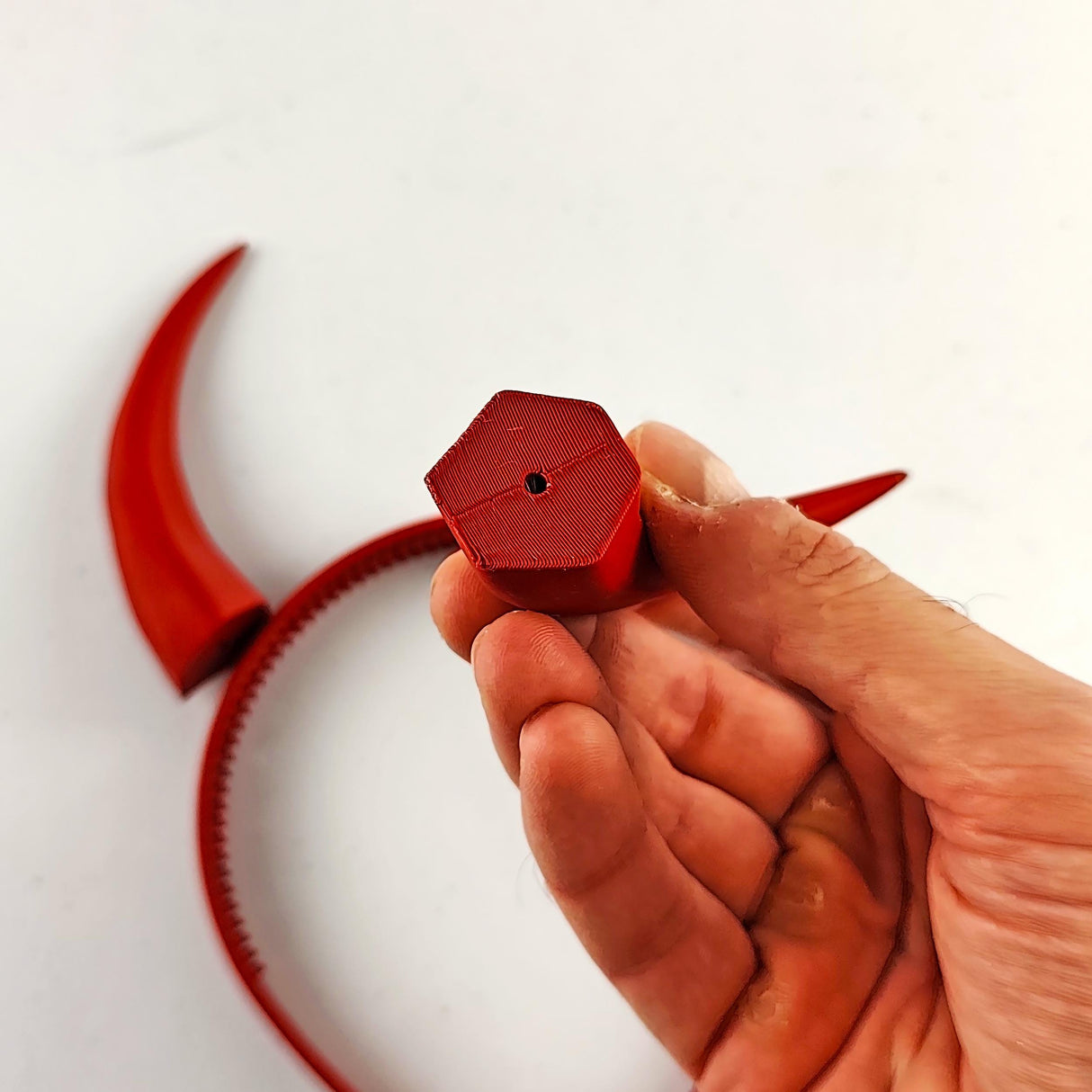 Demon Horns Headpiece | 3D Printed Gothic Costume Horns | Fantasy Cosplay Accessories | Devil Headdress for Halloween | Witchcraft Horns