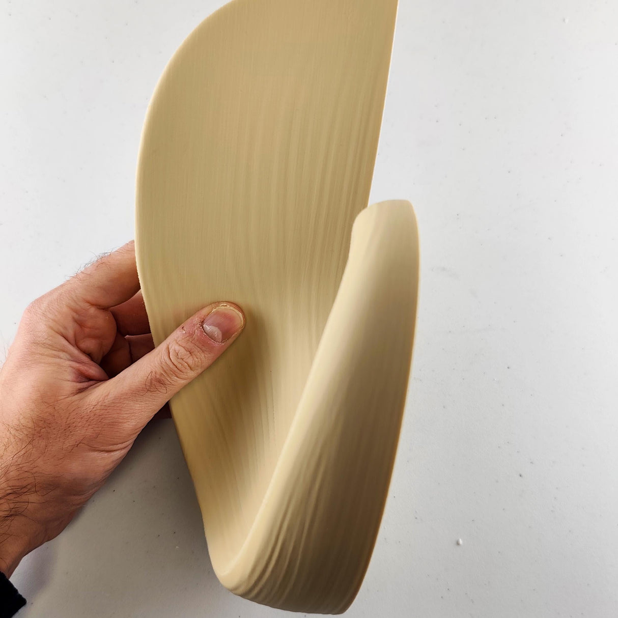 Wave-Inspired 3D Printed Floating Shelf | Modern Wall Art Shelf | Minimalist Home Decor