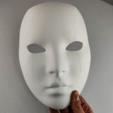 Japanese Ghost Mask | Horror Cosplay Mask | 3D Printed Theater Mask | Gothic Phantom Haunting Halloween Mask | Creepy Spirit Mask