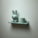 3D Printed Bunny Buddy Wall Shelf | Minimal Character Floating Ledge Organizer | Cute Room Decor Accent for Kids Rooms and Cozy Homes